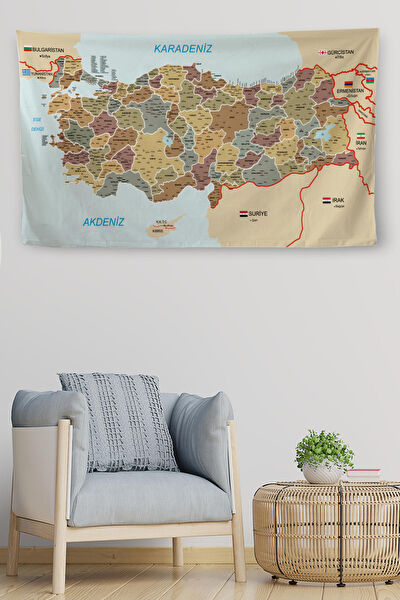 Harita Sepeti Duvar Halısı, Örtüsü