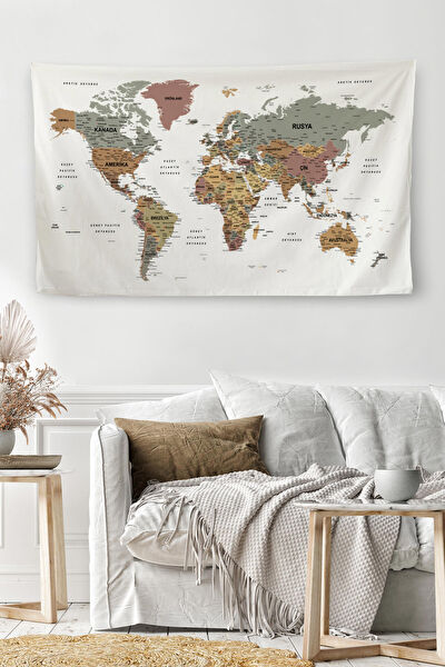 Harita Sepeti Duvar Halısı, Örtüsü