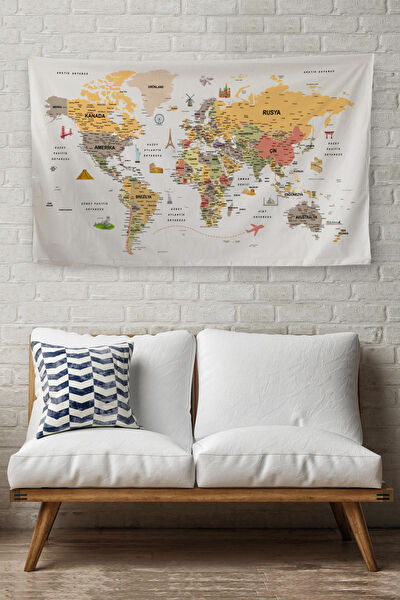 Harita Sepeti Duvar Halısı, Örtüsü