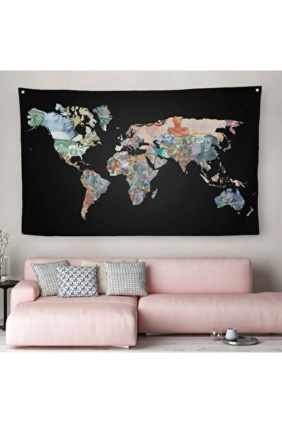 Harita Sepeti Duvar Halısı, Örtüsü