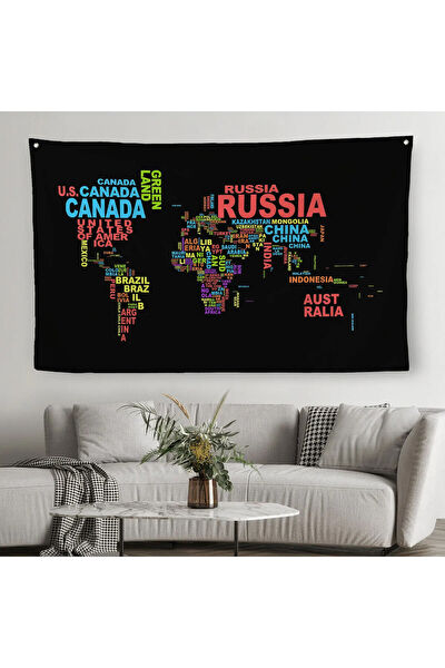 Harita Sepeti Duvar Halısı, Örtüsü