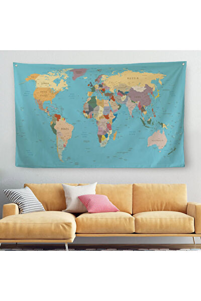 Harita Sepeti Duvar Halısı, Örtüsü