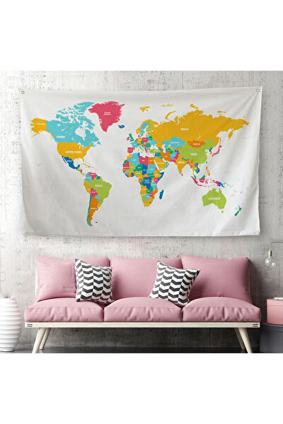 Harita Sepeti Duvar Halısı, Örtüsü