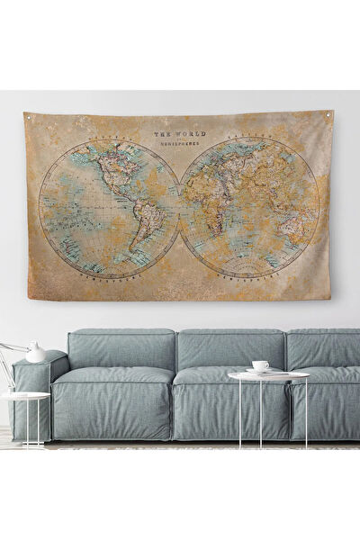 Harita Sepeti Duvar Halısı, Örtüsü