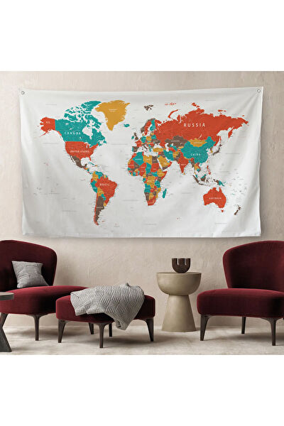 Harita Sepeti Duvar Halısı, Örtüsü