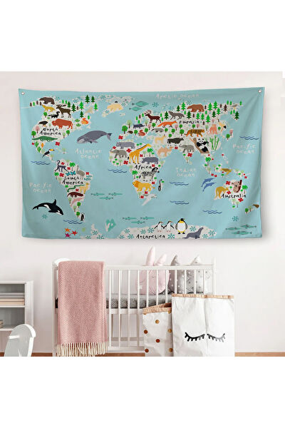 Harita Sepeti Duvar Halısı, Örtüsü