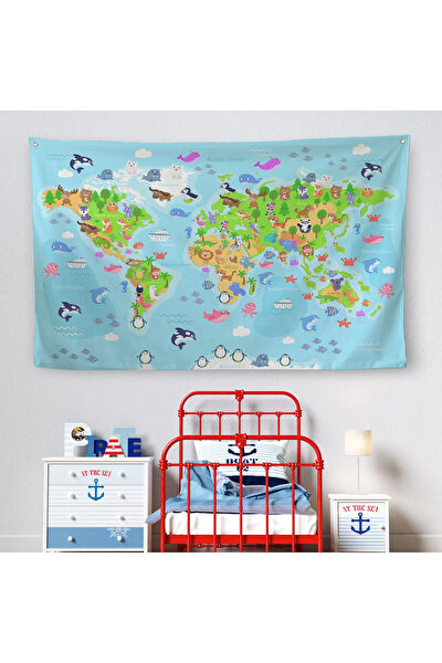 Harita Sepeti Duvar Halısı, Örtüsü