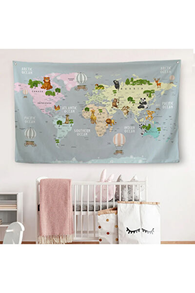 Harita Sepeti Duvar Halısı, Örtüsü