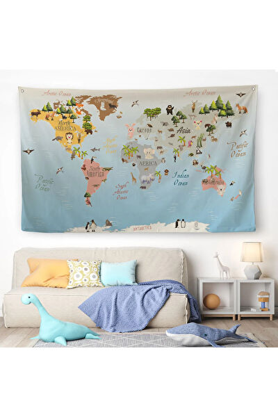 Harita Sepeti Duvar Halısı, Örtüsü