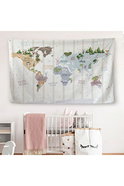 Harita Sepeti Duvar Halısı, Örtüsü