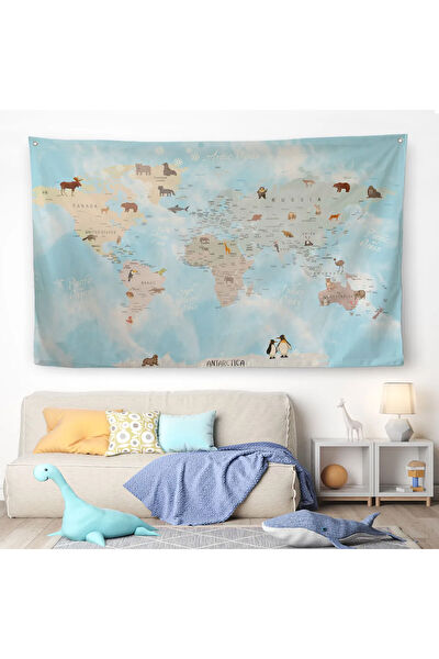 Harita Sepeti Duvar Halısı, Örtüsü