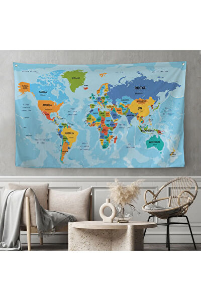 Harita Sepeti Duvar Halısı, Örtüsü