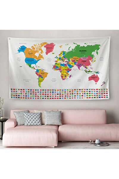 Harita Sepeti Duvar Halısı, Örtüsü