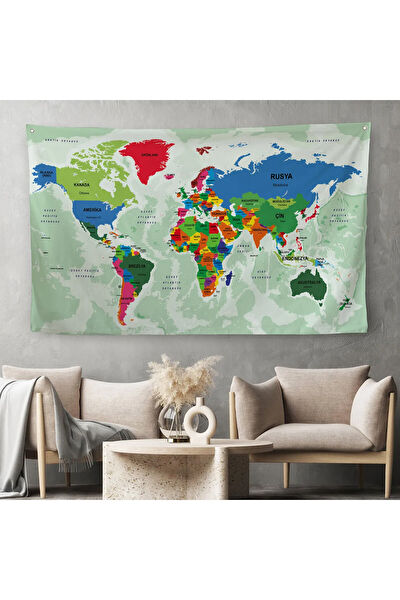 Harita Sepeti Duvar Halısı, Örtüsü