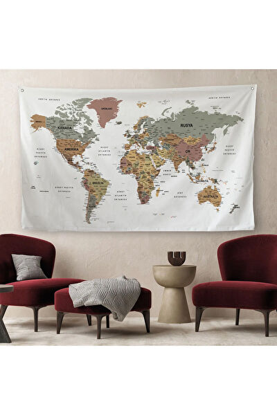 Harita Sepeti Duvar Halısı, Örtüsü