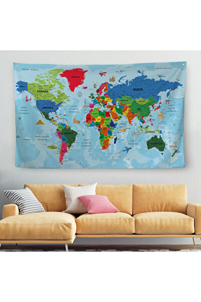 Harita Sepeti Duvar Halısı, Örtüsü