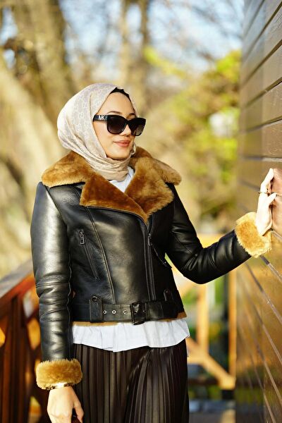 CE-YIL DERİ ÜRÜNLERİ Kadın Mont