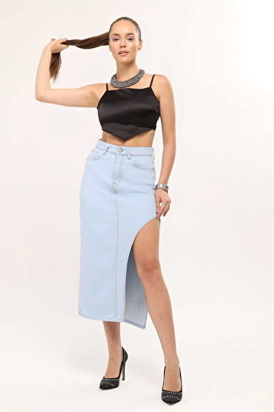 Kene Jeans Kadın Etek