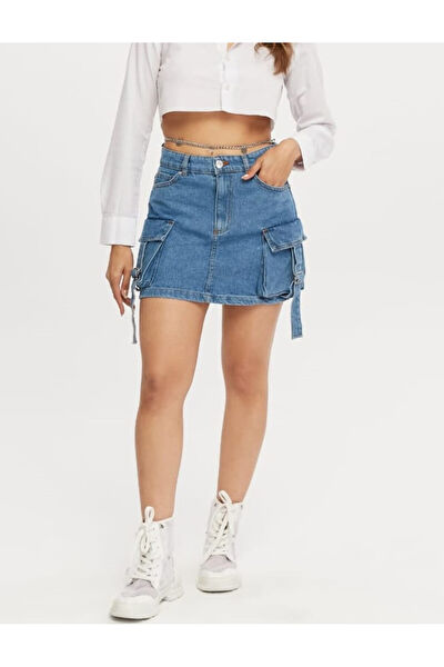 Kene Jeans Kadın Etek