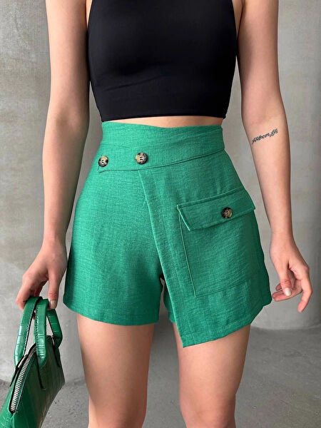 KAZAX Kadın Şort, Bermuda, Kapri