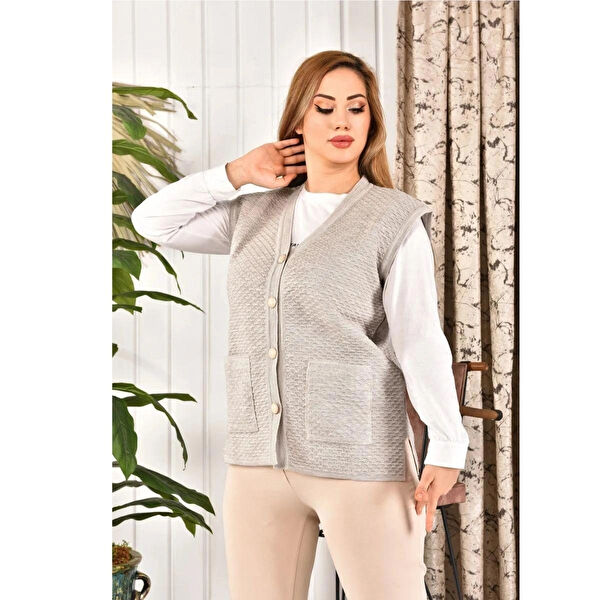 Lonca Tekstil Büyük Beden Hırka