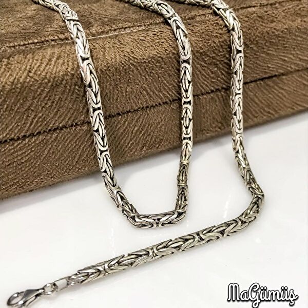 MaGümüş Kolye, Zincir, Künye