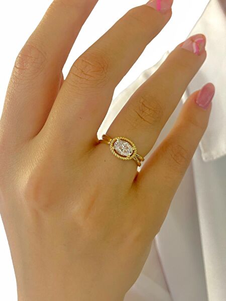 MaGümüş Altın Yüzük