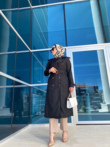 Minigimin Cicileri Tesettür Trençkot, Yağmurluk