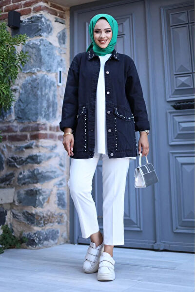 Harmatime Butik Kadın Kot Ceket