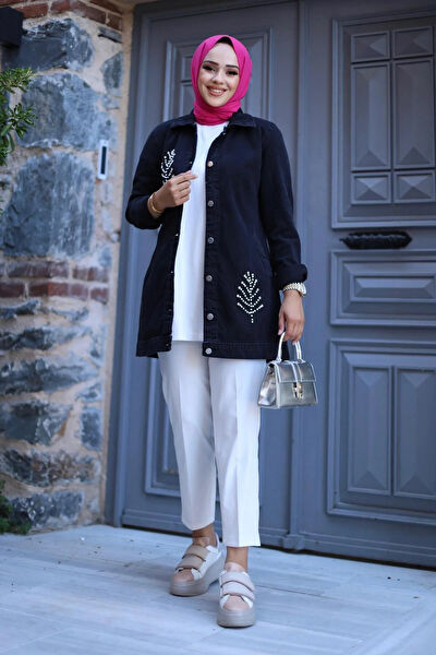 Harmatime Butik Kadın Kot Ceket