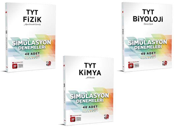 3D Yayınları Ders ve Yardımcı Kaynak Kitapları