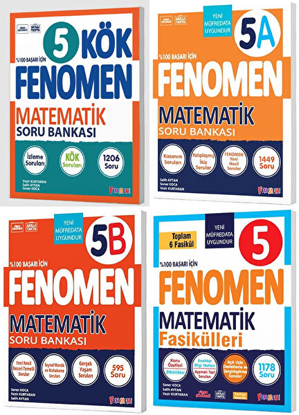 Fenomen Yayıncılık Ders ve Yardımcı Kaynak Kitapları