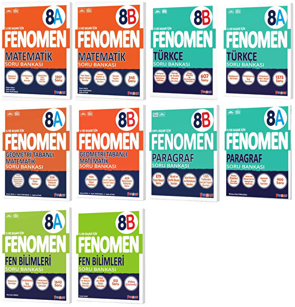 Fenomen Yayıncılık Ders ve Yardımcı Kaynak Kitapları