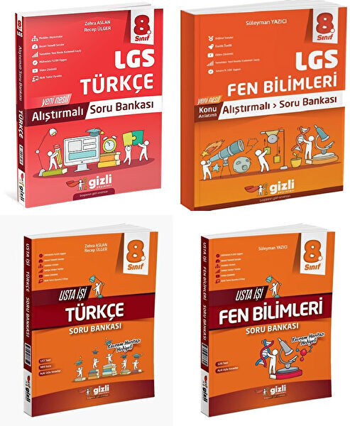 Gizli Yayınları Ders ve Yardımcı Kaynak Kitapları