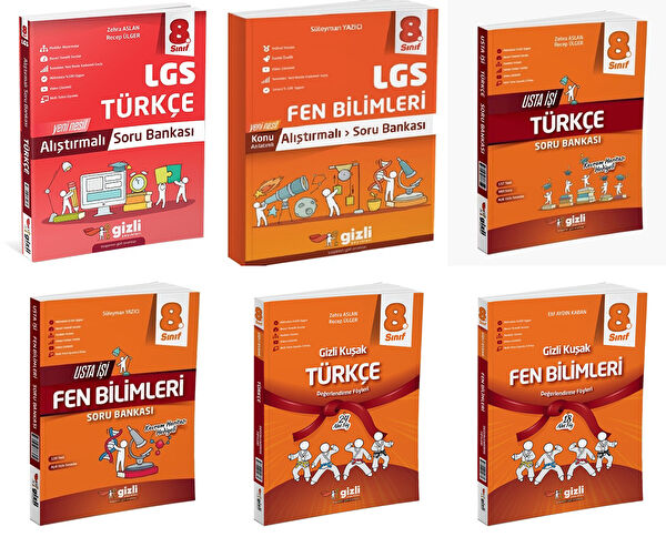 Gizli Yayınları Ders ve Yardımcı Kaynak Kitapları