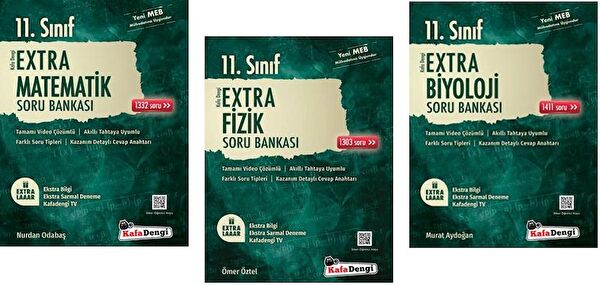 Kafa Dengi Yayınları Ders ve Yardımcı Kaynak Kitapları