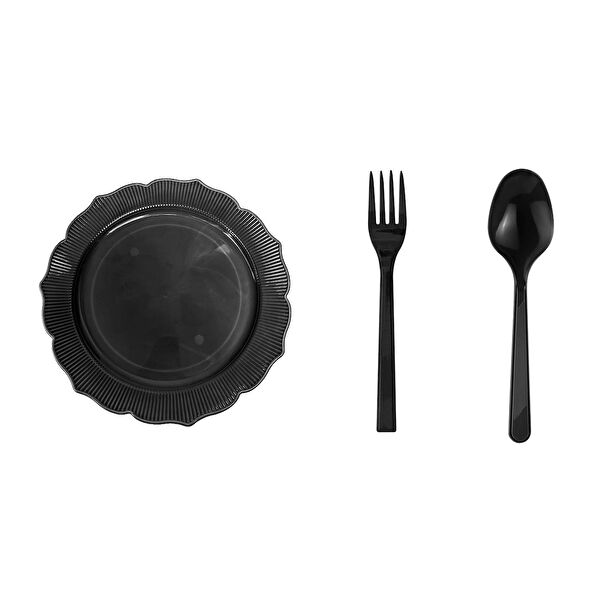 OMEYVA Plastik Tabak