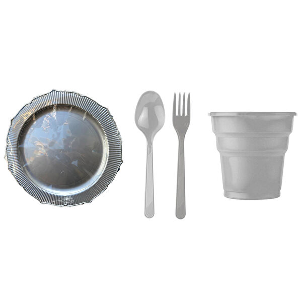 OMEYVA Plastik Tabak