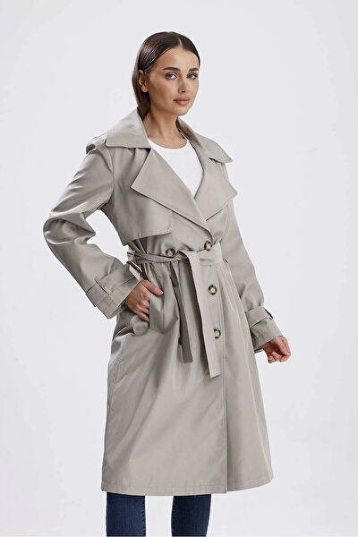 Meyou Shoes Kadın Trençkot, Yağmurluk