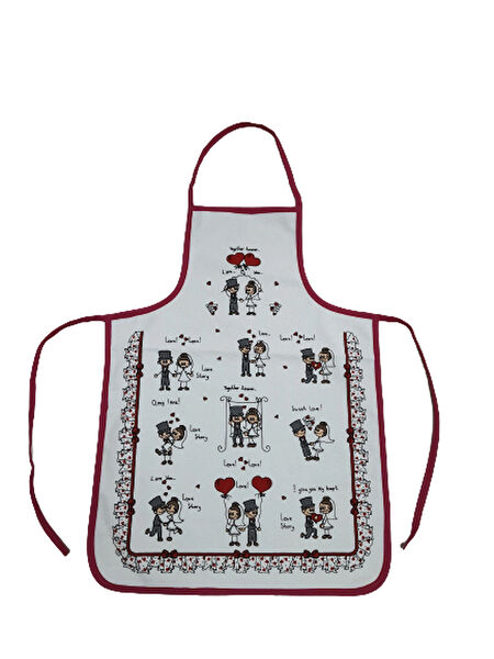 Bilgem Tekstil Mutfak Önlük, Eldiven Seti