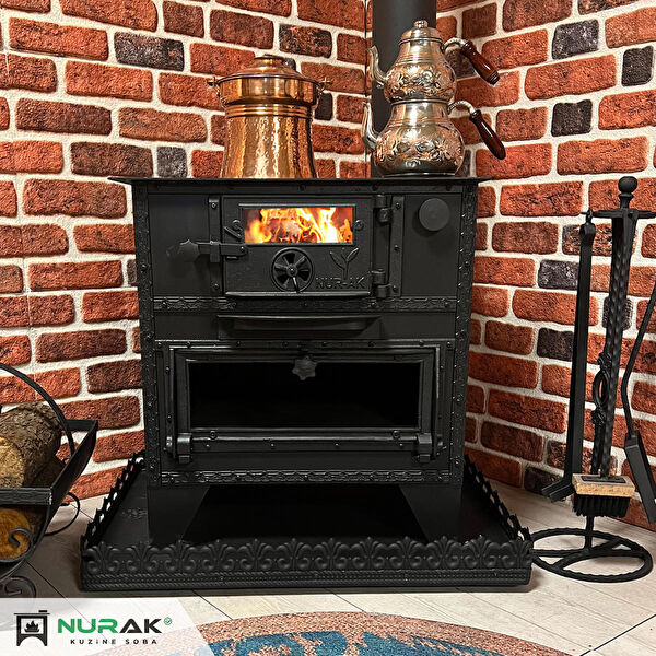 Nurak Kuzine Soba Katı Yakıt Sobası
