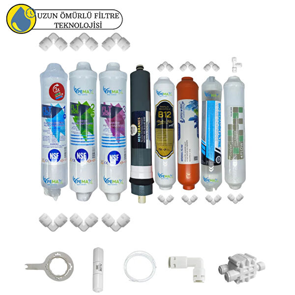 pemax water solutions Su Arıtma Cihazı Yedek Parça, Aksesuar