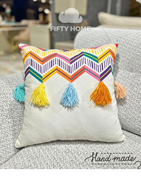 Fifty Home Dekoratif Yastık, Kırlent, Kılıf
