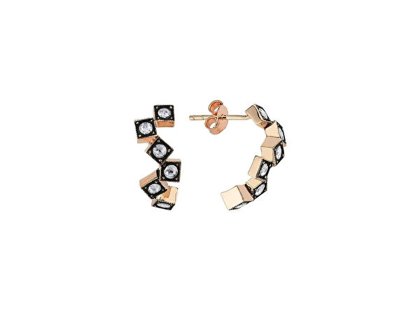 Safir Mücevher Altın Küpe