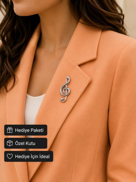Herşey Nota Broş, Yaka İğnesi, Rozet