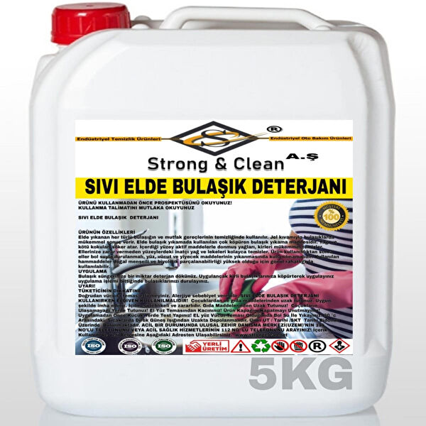 Strong & Clean Elde Yıkama Deterjanı