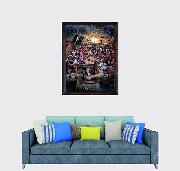 Lioncraft Çerçeveli Tablo