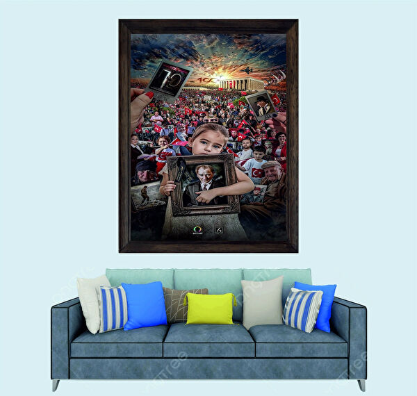 Lioncraft Çerçeveli Tablo