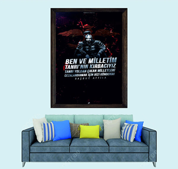 Lioncraft Çerçeveli Tablo