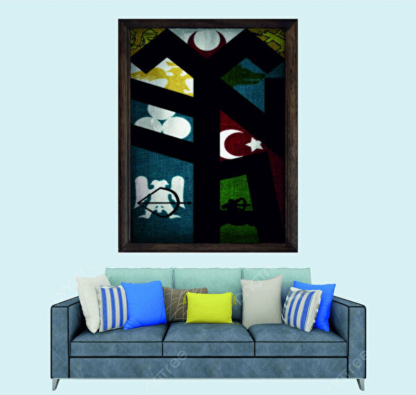 Lioncraft Çerçeveli Tablo